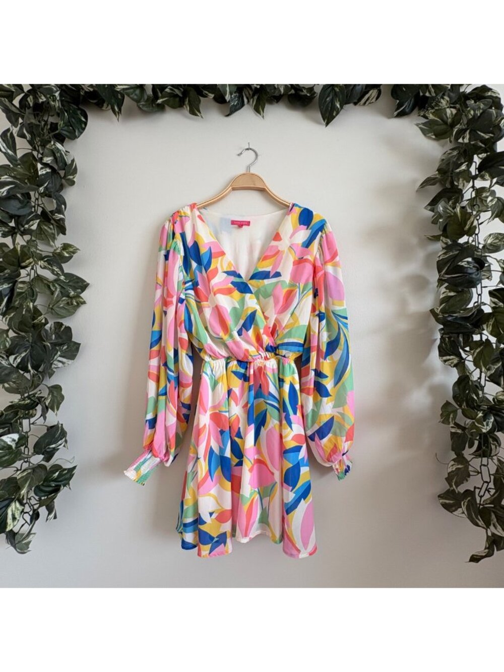 Flying Tomato Look At The Bright Side Mini Dress Vibrant Multi Women’s Size S